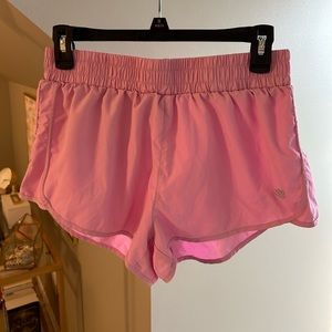 Forever 21 Women’s Pink Athetic Shorts - Back Zip Up Pocket - Women’s Medium